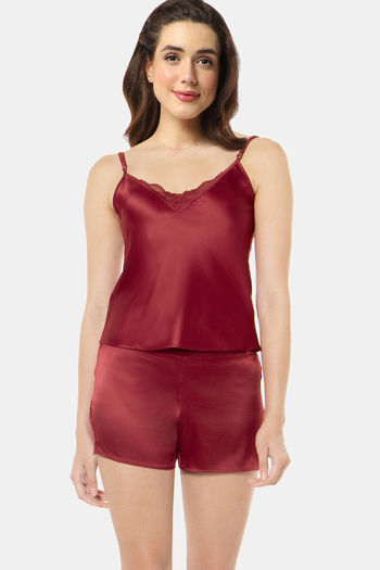 Buy Amante Polyamide Camisole - Rio Red